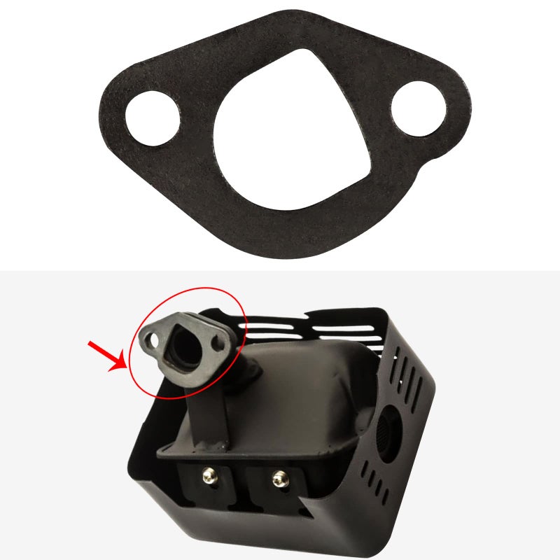 FLYPIG 10pcs Metal-Based Muffler Exhaust Gasket Fits Honda GX110 GX120 GX160 GX200 5.5HP 6.5HP Engines 168 170F Series China-Made Gasoline Engines - Image 5